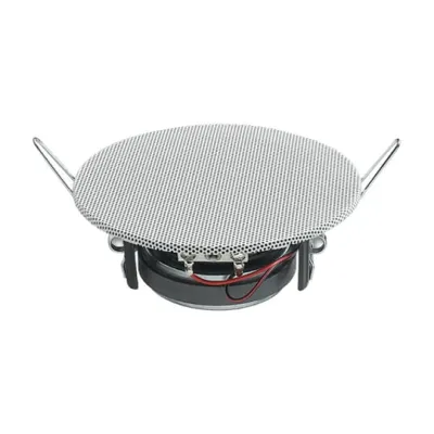 Busch-Jaeger Deckeneinbaulautsprecher 8225 EB | 8 cm | 10W | 1 Weg | IP20 | Metall | Hohlwandmontage | studioweiß