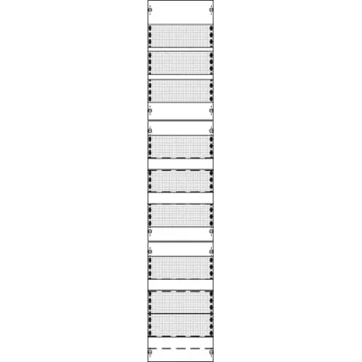 Striebel & John Verteilerfeld FV19A3R3H 2CPX054202R9999 | ComfortLine | APZ3 | 9RE | 1350x250x160 mm | geschlossen