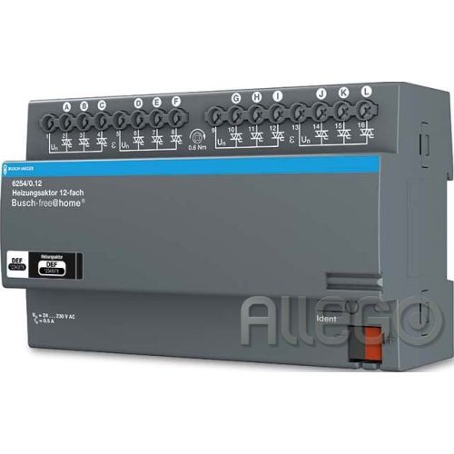 Bild: Busch-Jaeger Heizungsaktor 12-fach REG 6254/0.12