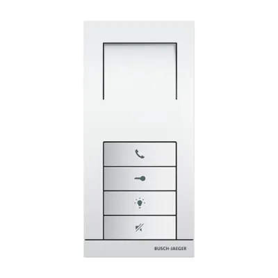 Busch-Jaeger Innenstation Audio 83210 AP-683 | Freisprechfunktion | Aufputz | Bus-System | Lautstärke | alusilber
