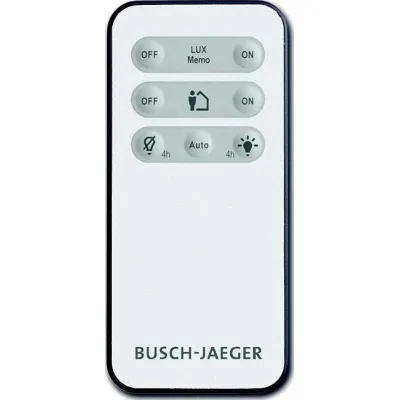 Busch-Jaeger IR-Handsender 6841-101 | Fernbedienung für Bewegungsmelder MasterLINE | Anwesenheitssimulation | Weiß