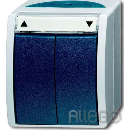 Bild: Busch-Jaeger Jalousieschalter/-taster AP 2601/4 W-53