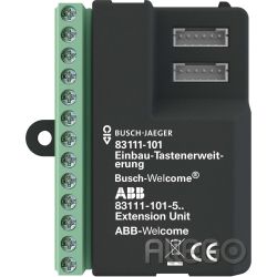 Busch-Jaeger Klingelmodul Bus-System 83111-101 schwarz 50x68x24mm Busch-Jaeger K