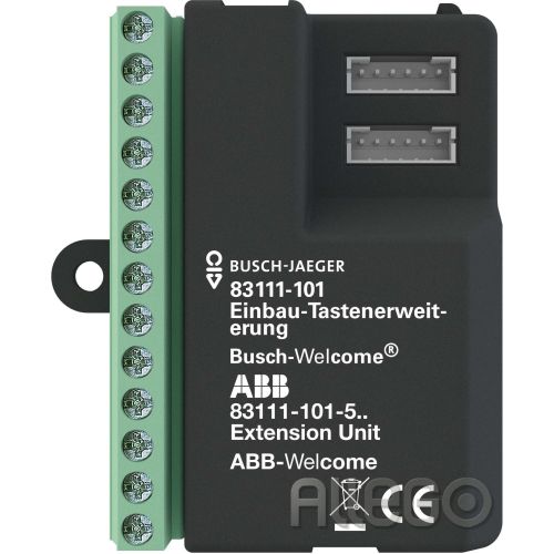Bild: Busch-Jaeger Klingelmodul Bus-System 83111-101 schwarz 50x68x24mm Busch-Jaeger K