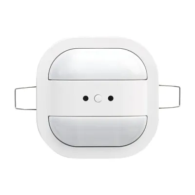 Busch-Jaeger Präsenzmelder Mini Premium 6131/21-24 KNX | 8 m Erfassungsbereich | 4-Kanal | Aufputz | Studioweiß Matt