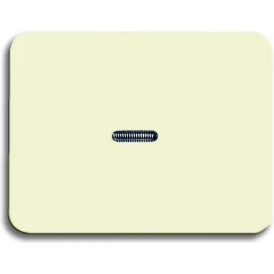 Busch-Jaeger Kontrollwippe 1787-22G | Schalterabdeckung UP | transparente Kalotte | IP20 | elfenbeinweiß