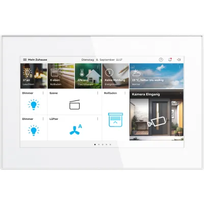BUSCH-JAEGER Video-Innenstation M2249-2W-03 | Busch-OneTouch 7" | Aufputz | 2-Draht | Access Point | weiß