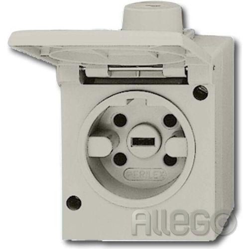 Bild: Busch-Jaeger Perilex-Steckdose 16A gr AP PVC 2064 AG