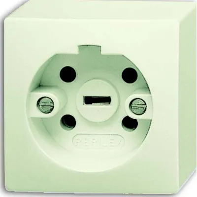 Busch-Jaeger Perilex-Steckdose 2064JW-500 | 16A | Aufputz | IP20 | Halogenfrei | viereckig | weiß RAL 1013