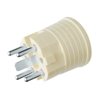 Busch-Jaeger Perilex-Stecker 2364 SW | 16A 400V | 3P+N+E | Duroplast | zentrale Kabeleinführung | IP20 | weiß
