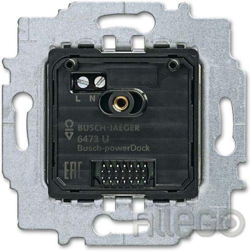 Bild: Busch-Jaeger PowerDock Einsatz USB-Ladegerät 6473 U