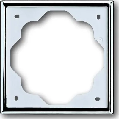 Busch-Jaeger Abdeckrahmen 1-fach 1721-726 | Unterputz | Thermoplast | glänzend | chroma | IP20 | horizontal & vertikal