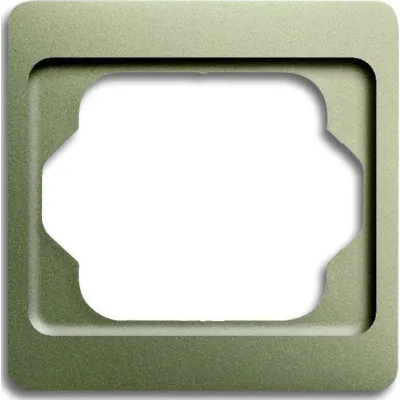 Busch-Jaeger Abdeckrahmen 1-fach 1721 KA-260 | Unterputzrahmen Metall | Aluminium matt | horizontal & vertikal