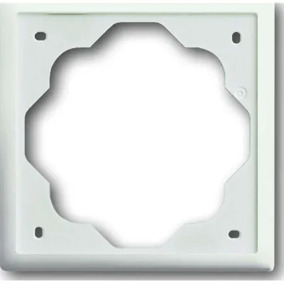 Busch-Jaeger Abdeckrahmen 1-fach 1721-774 | Unterputz | Kunststoff | studioweiß matt | IP20 | horizontal & vertikal