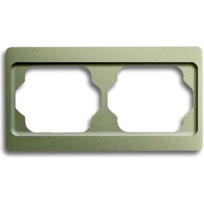 Busch-Jaeger Abdeckrahmen 2-fach 1722 KA-260 | Unterputz waagerecht | Aluminium matt | alpha exclusive | palladium