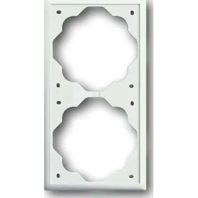 Busch-Jaeger Abdeckrahmen 2-fach 1722-774 | Unterputz Rahmen | waagerecht & senkrecht | studioweiß matt