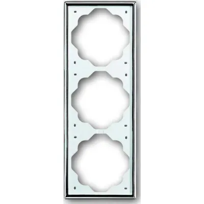 Busch-Jaeger Abdeckrahmen 3fach 1723-726 | Unterputz | glänzend | Thermoplast | waagerecht & senkrecht | chroma