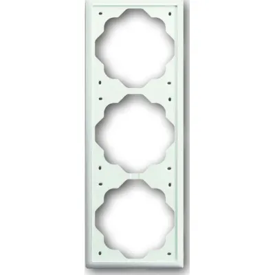 Busch-Jaeger Abdeckrahmen 3-fach 1723-774 | Rahmen für Schalter & Steckdosen | Unterputz | studioweiß matt