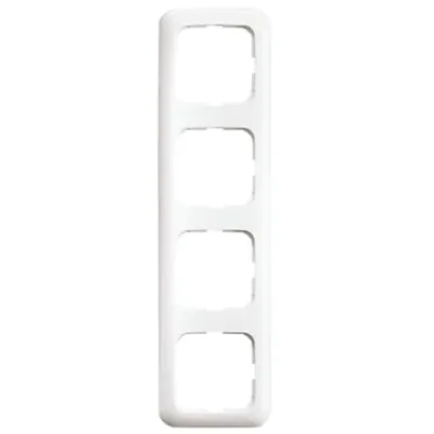 Busch-Jaeger Abdeckrahmen 4-fach 2514-214 | Reflex SI | Kunststoff | alpinweiß glänzend | IP20 | RAL 9010