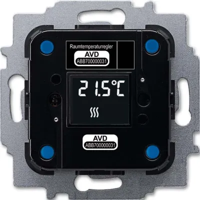 Busch-Jaeger Raumtemperaturregler 6224/2.1-WL | Wireless Heizungsaktor | free@home | Unterputz | 230V | Schwarz