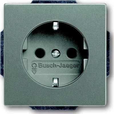 Busch-Jaeger SCHUKO(R) Steckdosen-Eins. meteor/graume 20 EUC-803
