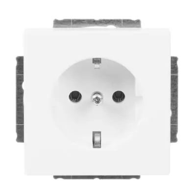 Busch-Jaeger SCHUKO Steckdosen-Einsatz 20 EUC-884 | Unterputz | Steckklemme | IP20 | 16A 250V | studioweiß matt