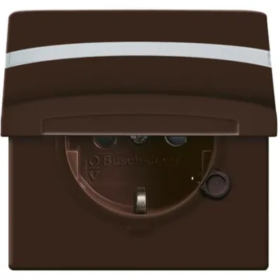 Busch-Jaeger Schuko-Steckdoseneinsatz IP44 brau 20 EUGKBN-31-101