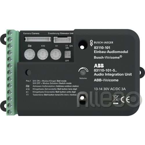 Bild: Busch-Jaeger Sprachmodul Bus-System 83110-101 schwarz 126x68x31mm Busch-Jaeger S