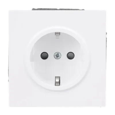 BUSCH-JAEGER Steckdose SCHUKO 20 EUCB-44G Safety+ | Unterputz | IP20 | 16A 250V | Busch-art linear | Kunststoff weiß