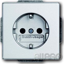 Busch-Jaeger Steckdosen-Einsatz alusi Schuko 2P+E 16 20 EUCKS-83