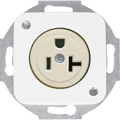 Busch-Jaeger Steckdosen-Einsatz aws mit Zentral 3016 EUC-214-101