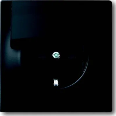 Busch-Jaeger SCHUKO Steckdose 20 EUK-775 | Unterputz | Klappdeckel | 16A 250V | IP20 | schwarz matt | Kunststoff