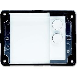 Busch-Jaeger Tastenmodul 83140/2-101 Basis 2-Fach Montagezubehör für Türkommunik