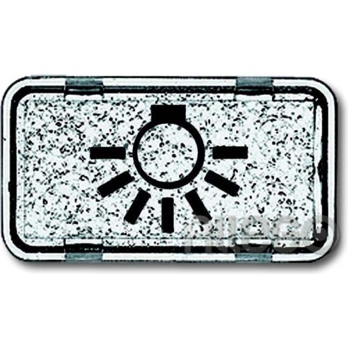Bild: Busch-Jaeger Tastersymbol Licht 2622 LI-101 glasklar Busch-Jaeger Tastersymbol L