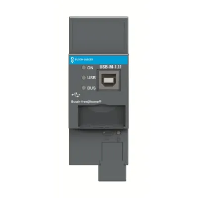 BUSCH-JAEGER REG-Schnittstelle USB-M-1.11 | USB-Schnittstelle für Busch-free@home | 2TE | Kunststoff | matt | grau