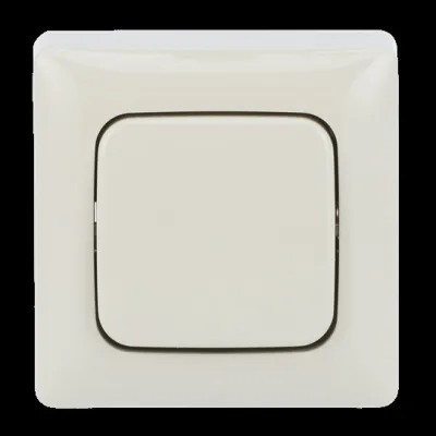 Busch-Jaeger Wechselschalter 2601/6-32 | Aufputz | 1-fach | 10AX 250V | IP20 | Thermoplast | cremeweiß