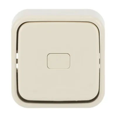 Busch-Jaeger Wechselschalter 2601/6 APGL | Aufputz | mit Beleuchtung | IP20 | 250V | 10AX | Duroplast | weiß