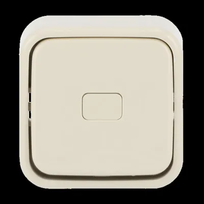 Busch-Jaeger Wechselschalter 2601/6 APGL | Aufputz | mit Beleuchtung | IP20 | 250V | 10AX | Duroplast | weiß