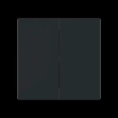 BUSCH-JAEGER Wippe Serie 1785-45M | Abdeckung für Serienschalter & Wechselschalter | Kunststoff matt | schwarz