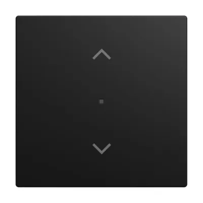 BUSCH-JAEGER Wippe 1-fach 6232-10-915 | Jalousie Symbol | KNX free@home | Thermoplast matt | schwarz | RAL 9004