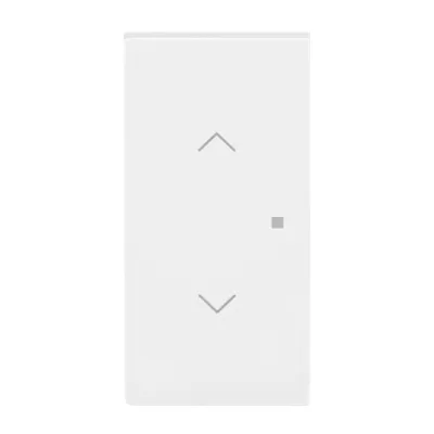 BUSCH-JAEGER Tastwippe 2-fach 6232-20-44G | Jalousie Symbol | für KNX, free@home, flex | Kunststoff glänzend | weiß