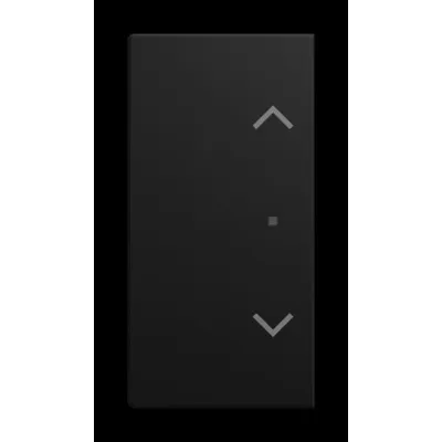 BUSCH-JAEGER Tastwippe 2-fach 6232-20-915 | KNX free@home | Jalousie Symbol | Busch-balance SI | matt schwarz