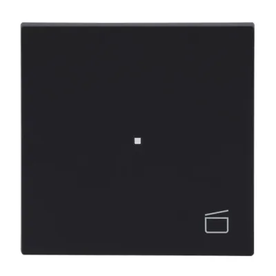 BUSCH-JAEGER Wippe 1-fach 6233-10-45M | Abdeckung für Sensoreinheit Szene | Thermoplast matt | schwarz RAL 9005