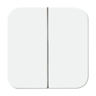 Busch-Jaeger Wippe 2545-214 | Reflex SI | für Serien-/Wechselschalter & Doppeltaster | alpinweiß | glänzend