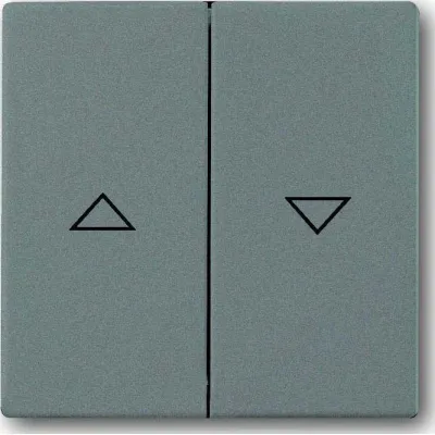 Busch-Jaeger Wippe Jalousieschalter 1785 JA-803 | 2-teilig | Pfeil-Symbol | UP-Abdeckung | Kunststoff | graumetallic