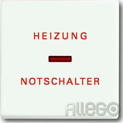 Bild: Busch-Jaeger Wippe stws mt Heizung-Notschalter 1789 H-884