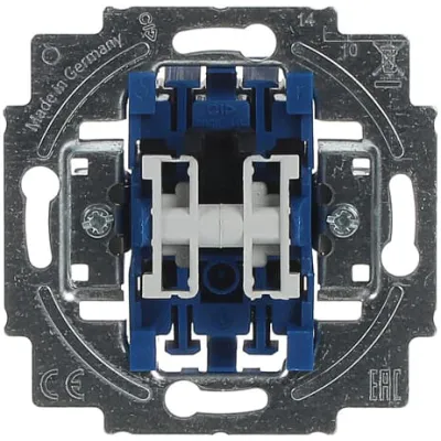 Busch-Jaeger Wippkontrollschalter 2-fach Unterputz | LED | IP20 | matt blau