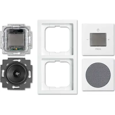 Busch-Jaeger WLAN Radio Unterputz Set 8240-84 | Internet-Radio | future® linear | 230V | studioweiß