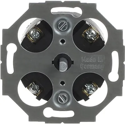 Busch-Jaeger Zeitschaltuhr 1070 U | 2-polig | mechanisch | 15 Min | Unterputz | schwarz | für Treppenhaus & Lüfter