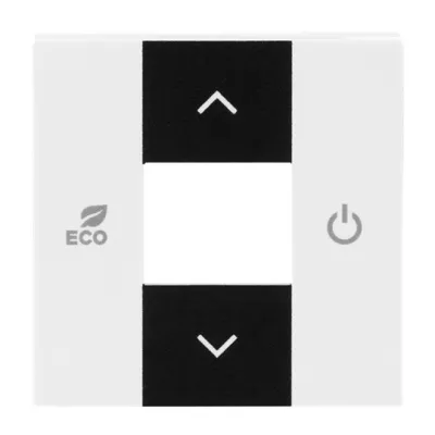 Busch-Jaeger Zentralscheibe 6235-914 | Raumtemperaturregler Abdeckung | Busch-balance SI | free@home | KNX | alpinweiß